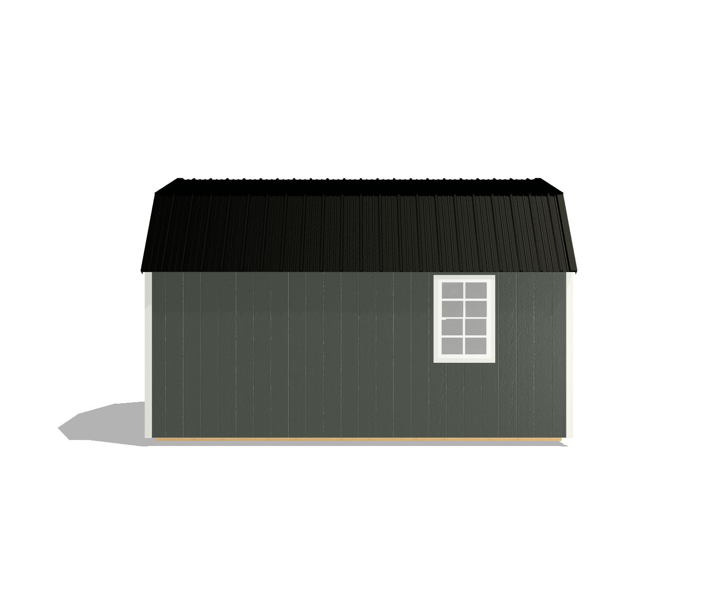 PRE-OWNED 10' x 16' Painted "Lofted Barn w/ Electric" - Image 5