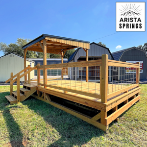 DEMO SALE 10' x 16' Portable "Half Roof Porch"