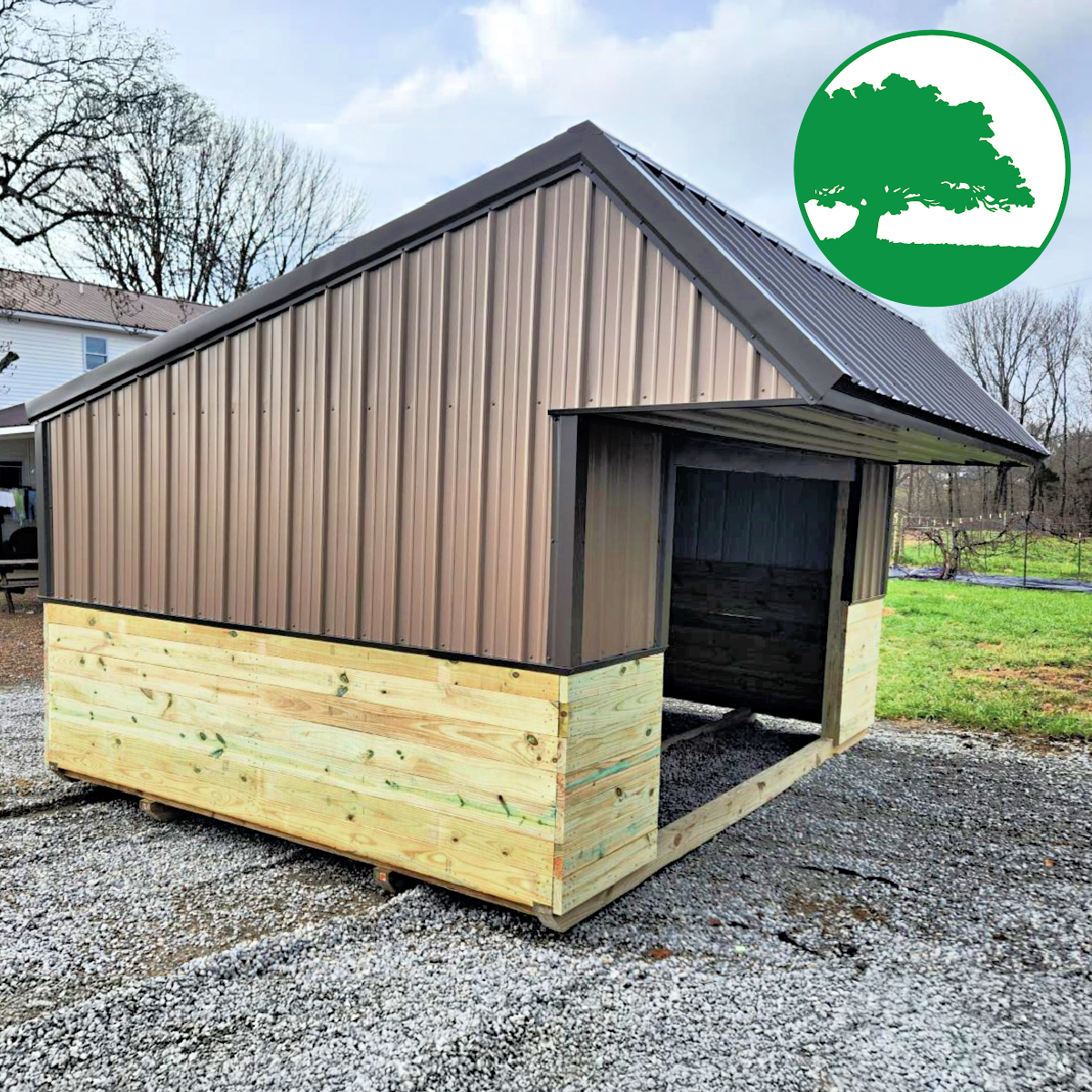 12' x 16' Metal "Animal Shelter" - Image 2