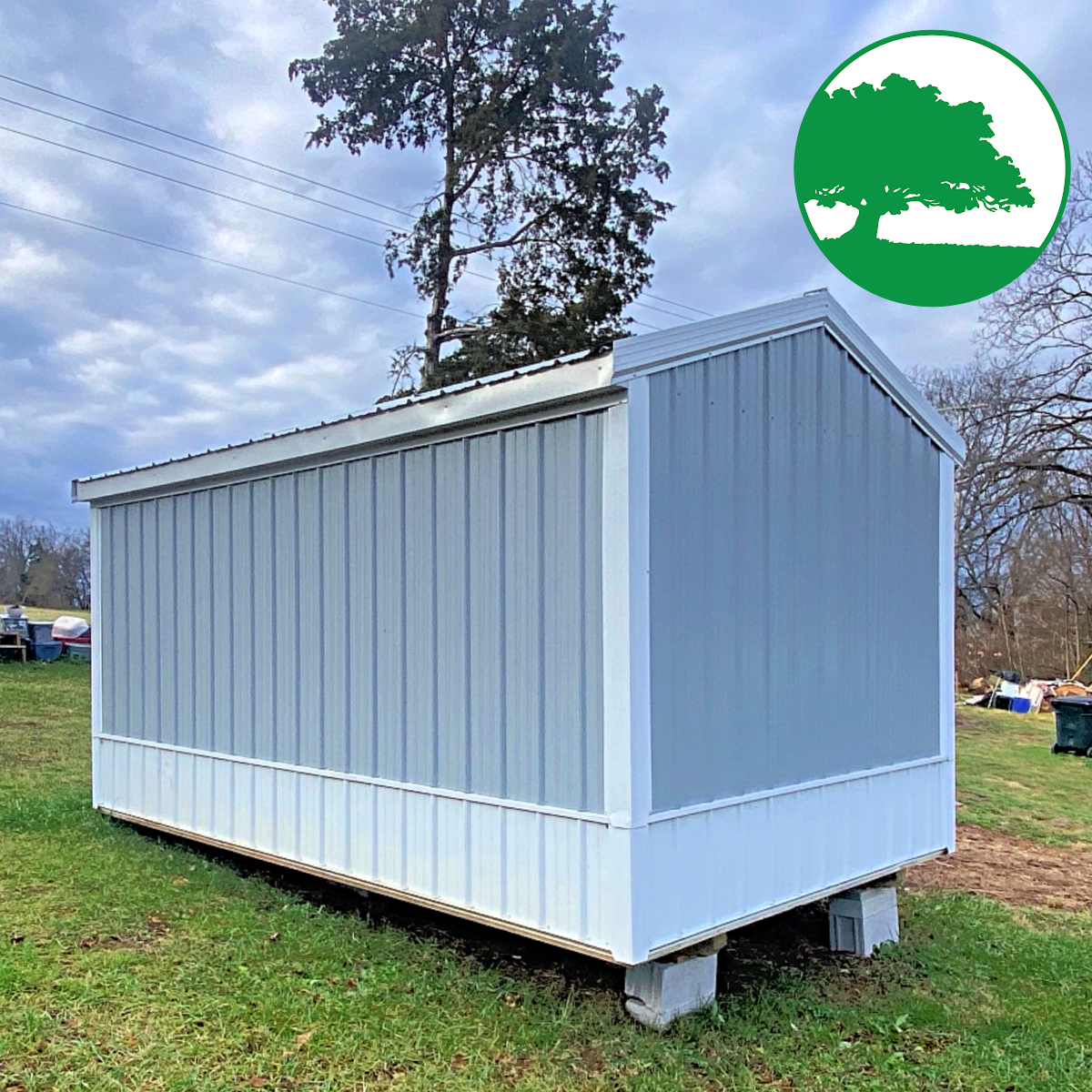 PRE-OWNED 10' x 16' Metal "Utility" - Image 7