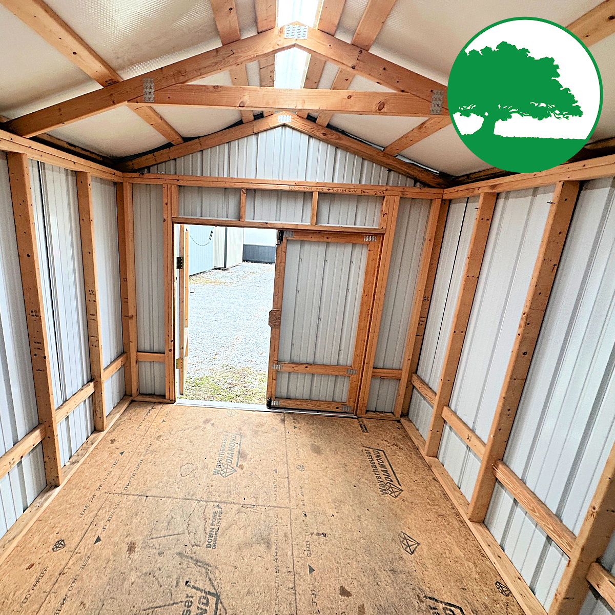 PRE-OWNED 10' x 16' Metal "Utility" - Image 6