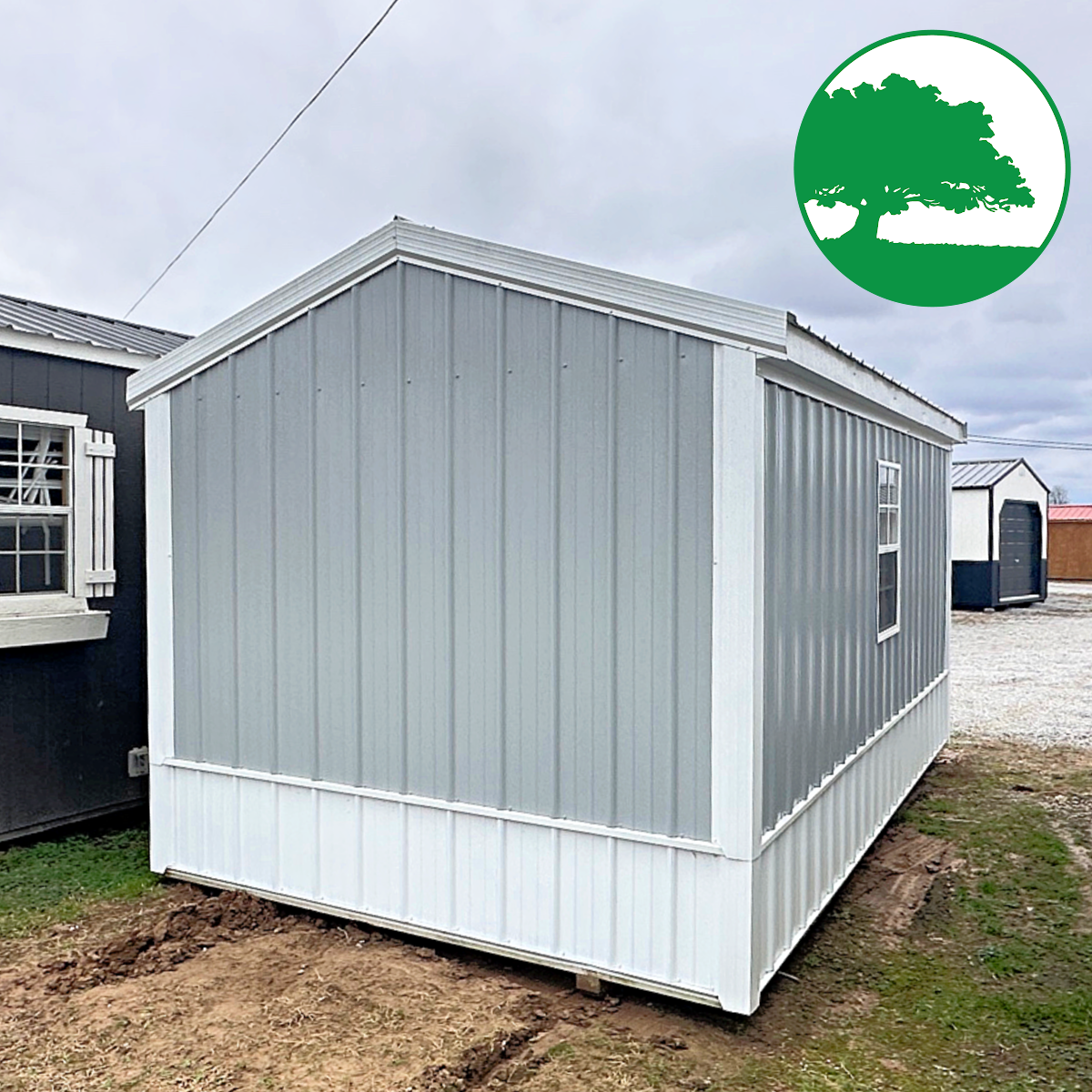 PRE-OWNED 10' x 16' Metal "Utility" - Image 4