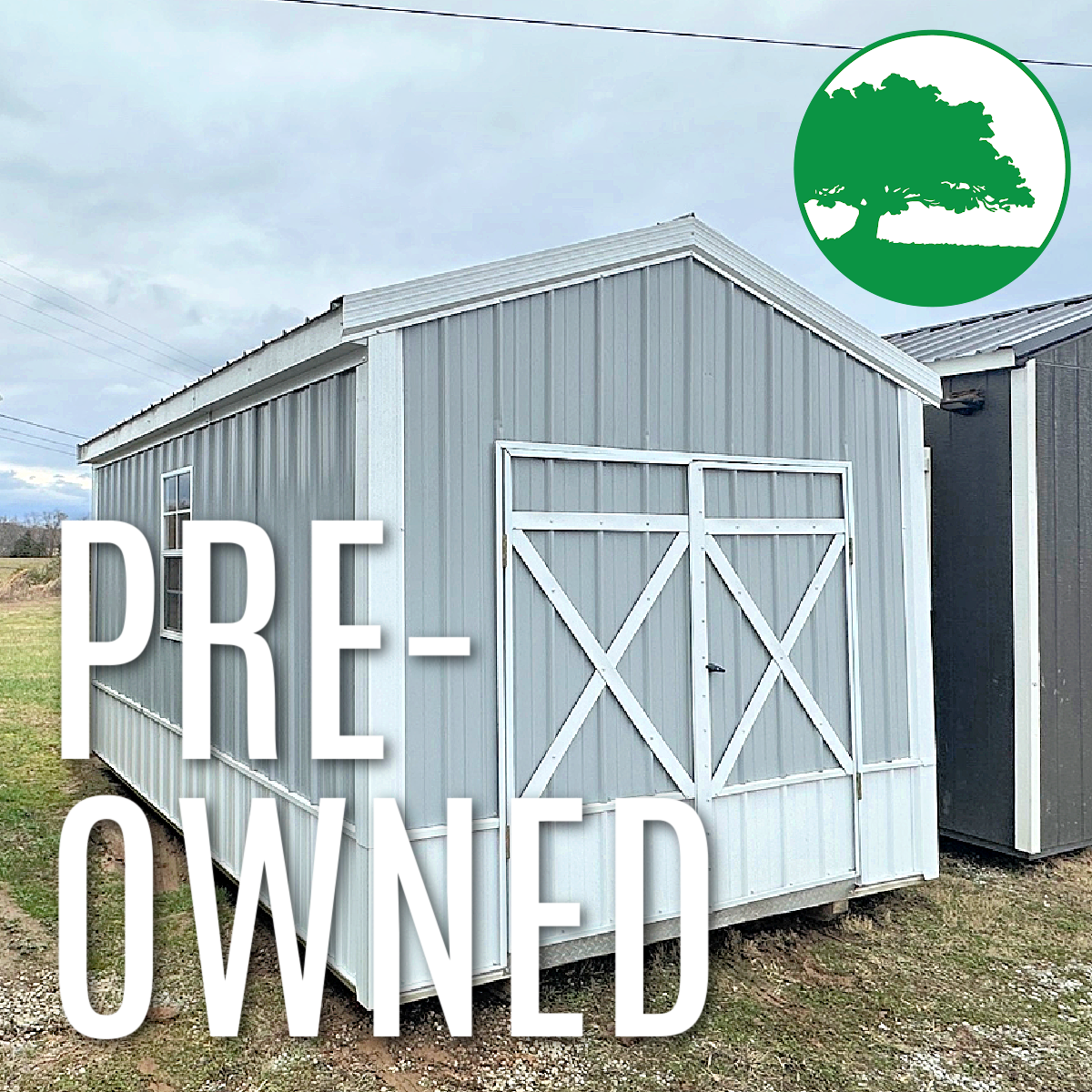 PRE-OWNED 10' x 16' Metal "Utility"