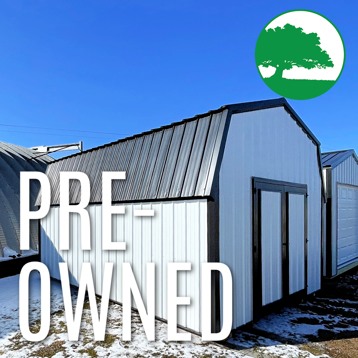 PRE-OWNED 12' x 18' Metal "Lofted Barn"