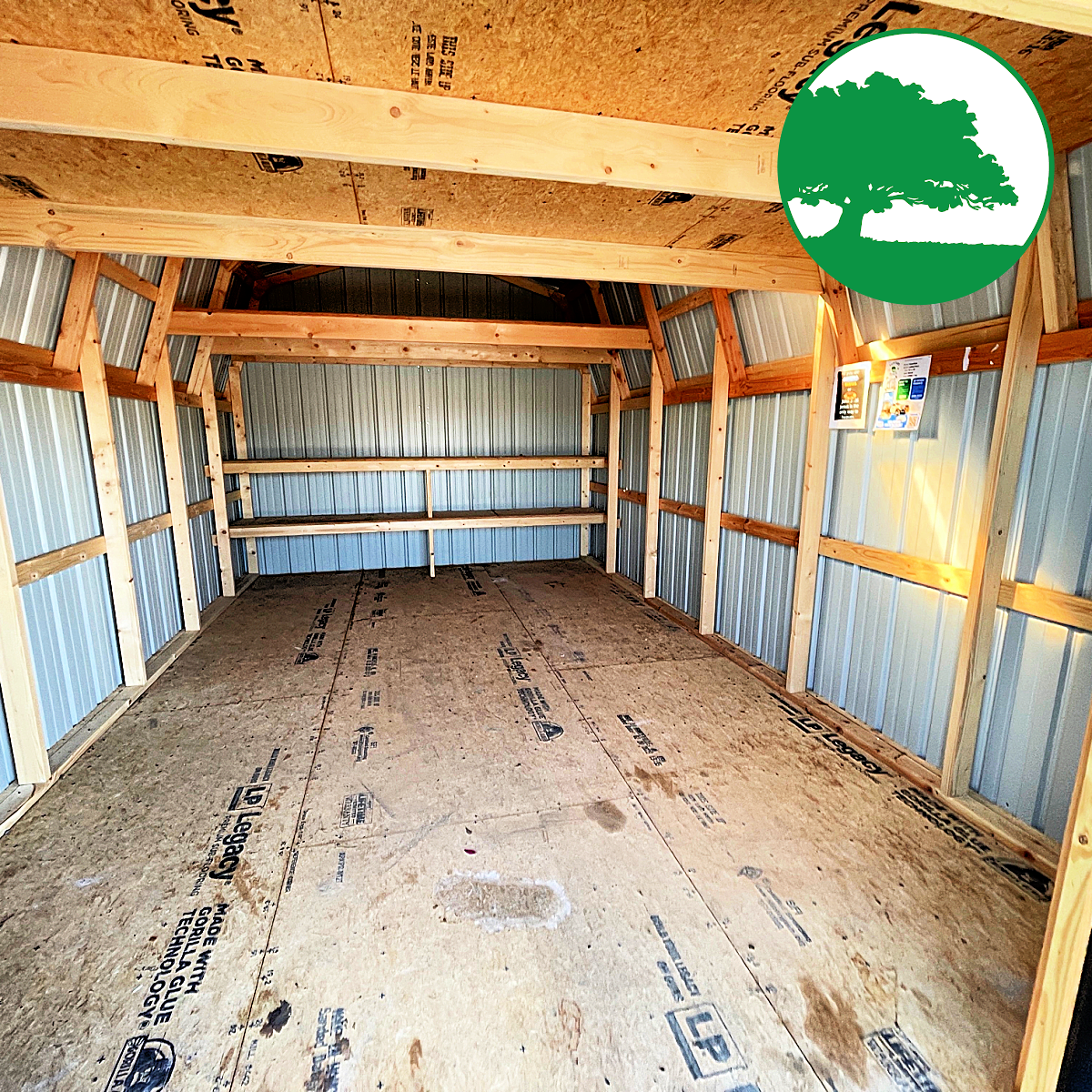 PRE-OWNED 12' x 18' Metal "Lofted Barn" - Image 4