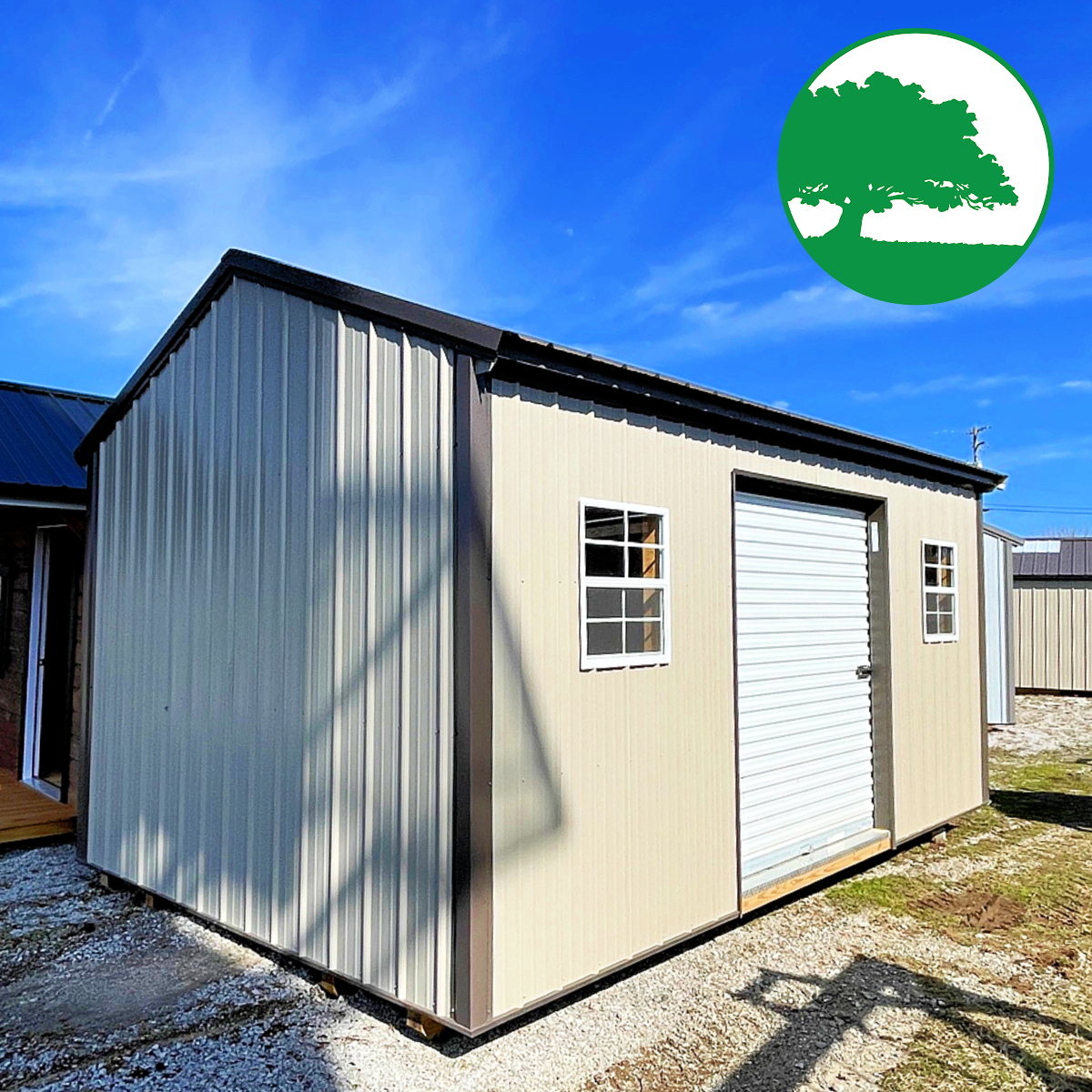 12’ x 18’ Metal “Side Utility / Workshop”