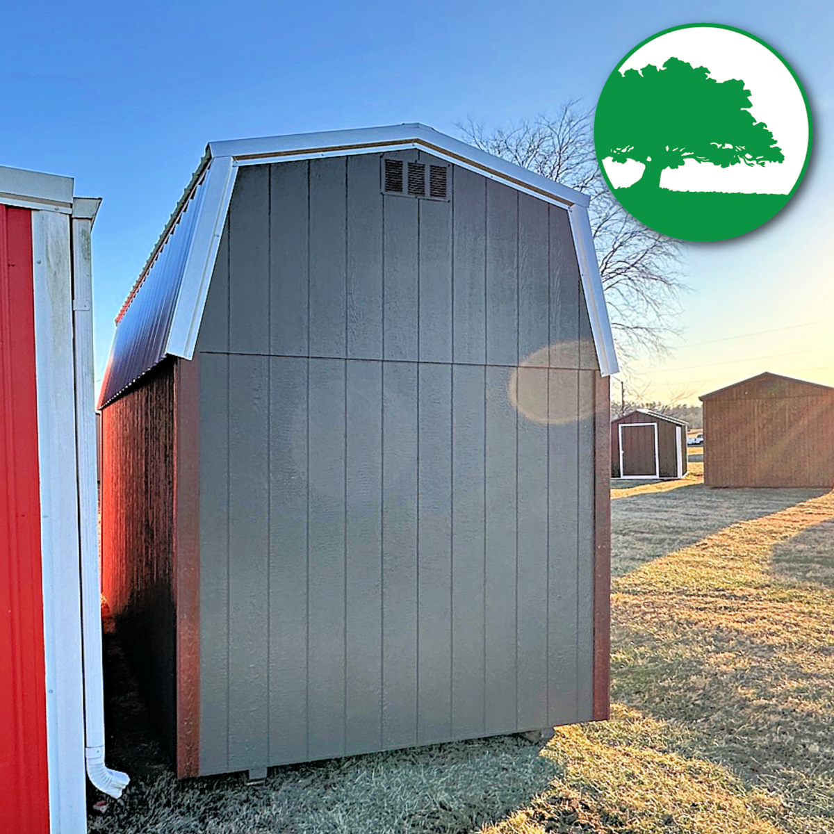 8' x 16' Painted "Side Lofted Barn" - Image 6