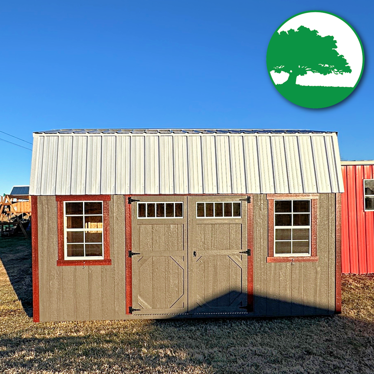 8' x 16' Painted "Side Lofted Barn" - Image 5