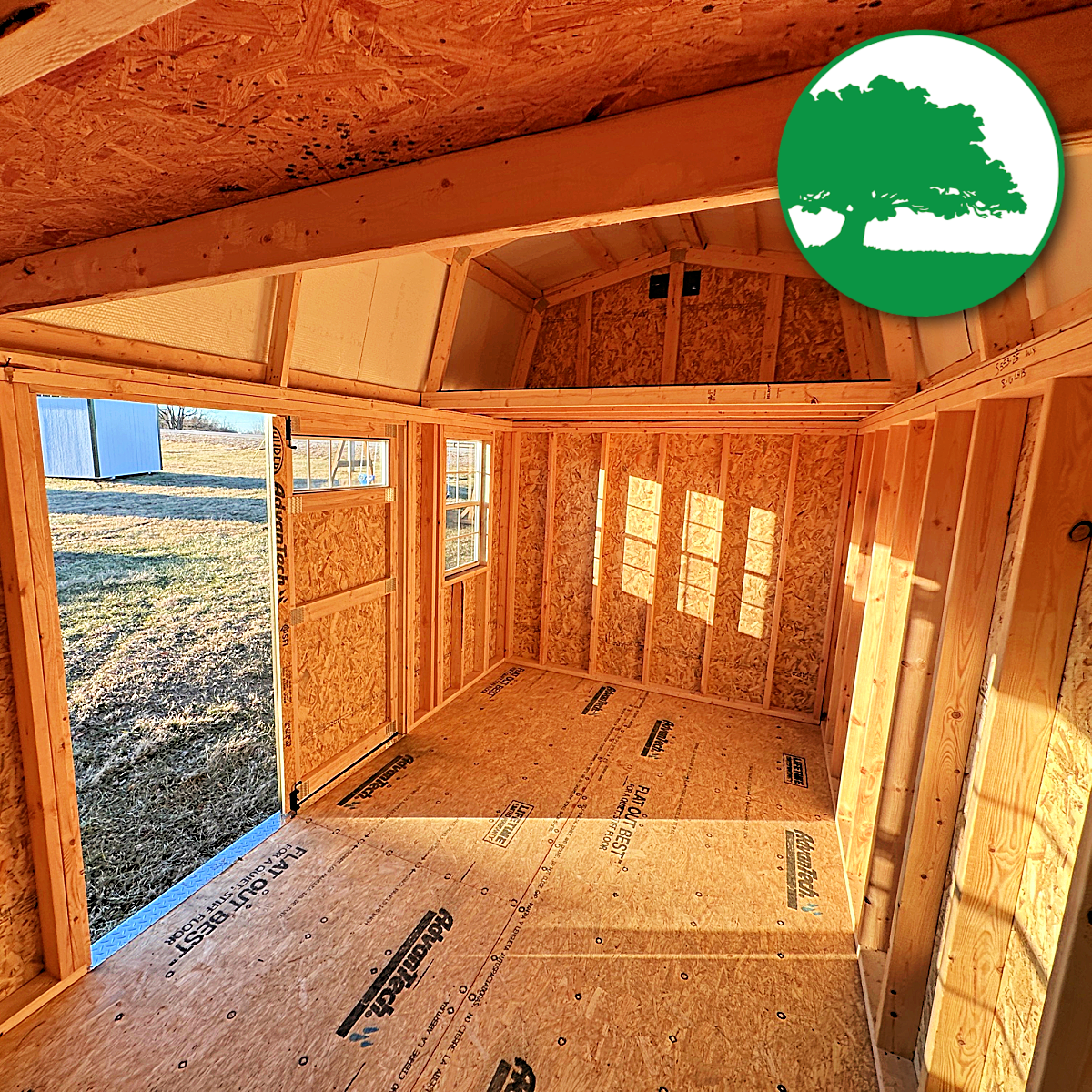 8' x 16' Painted "Side Lofted Barn" - Image 4