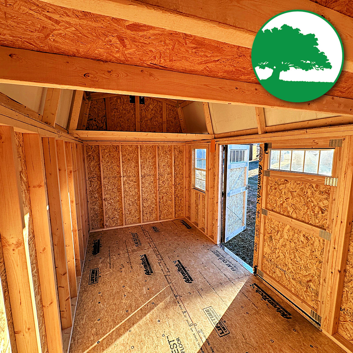 8' x 16' Painted "Side Lofted Barn" - Image 3