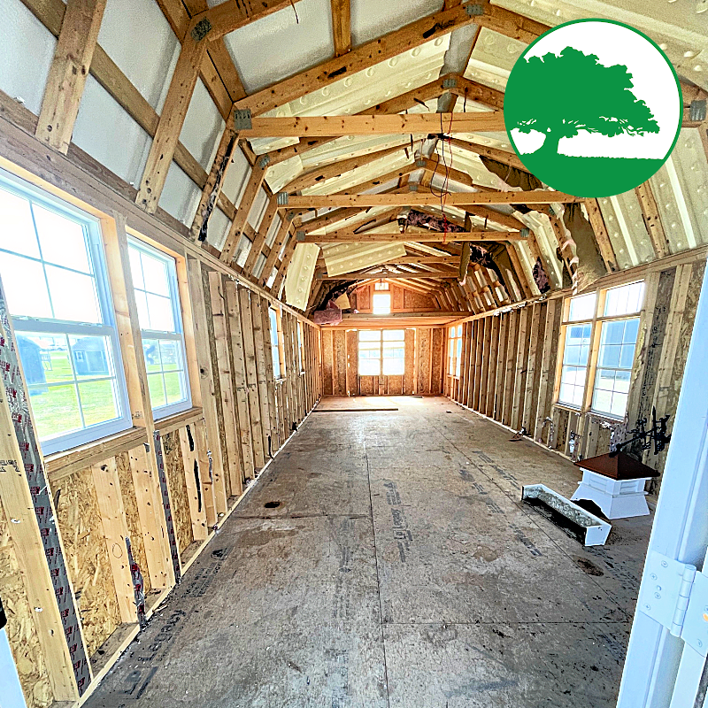 PRE-OWNED 12' x 36' Painted "Lofted / Cabin" - Image 7