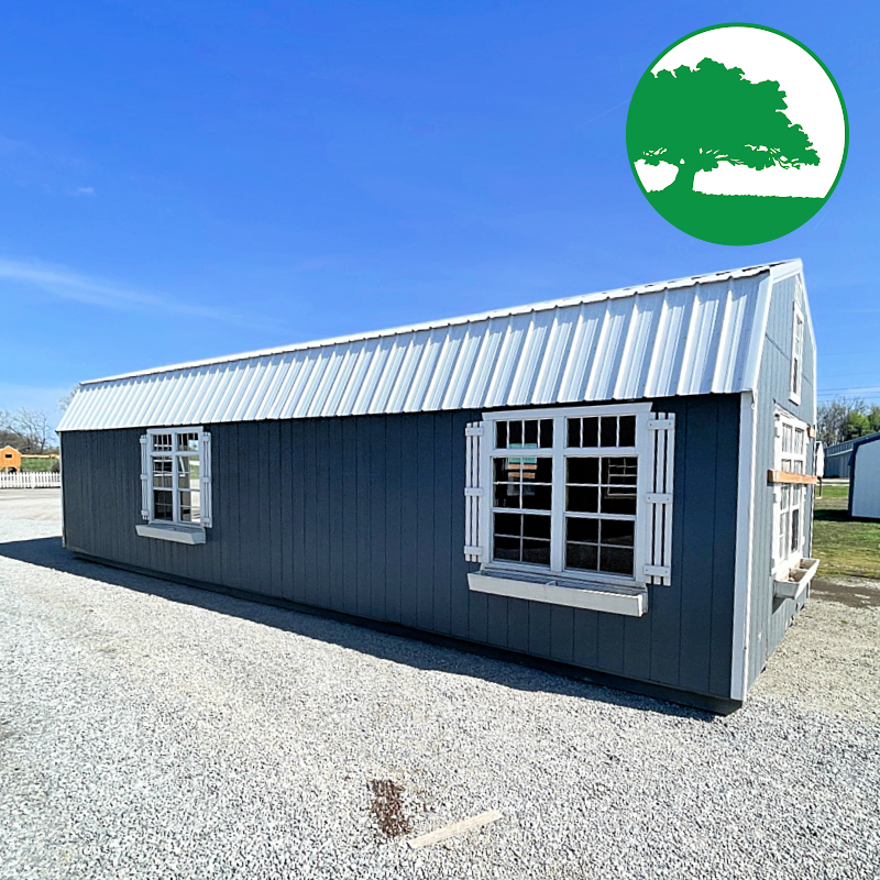 PRE-OWNED 12' x 36' Painted "Lofted / Cabin" - Image 8