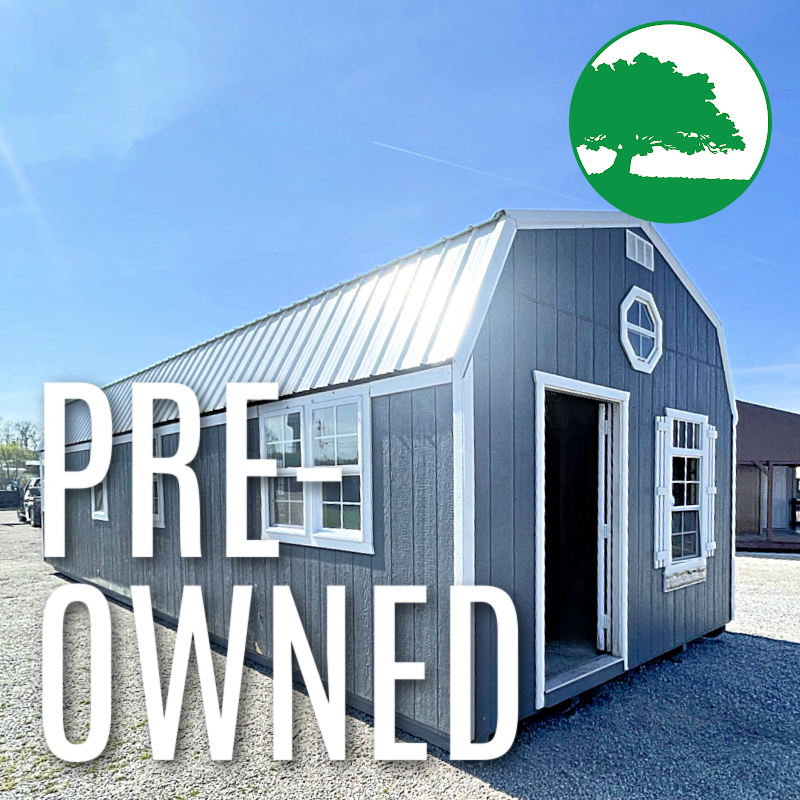 PRE-OWNED 12' x 36' Painted "Lofted / Cabin"