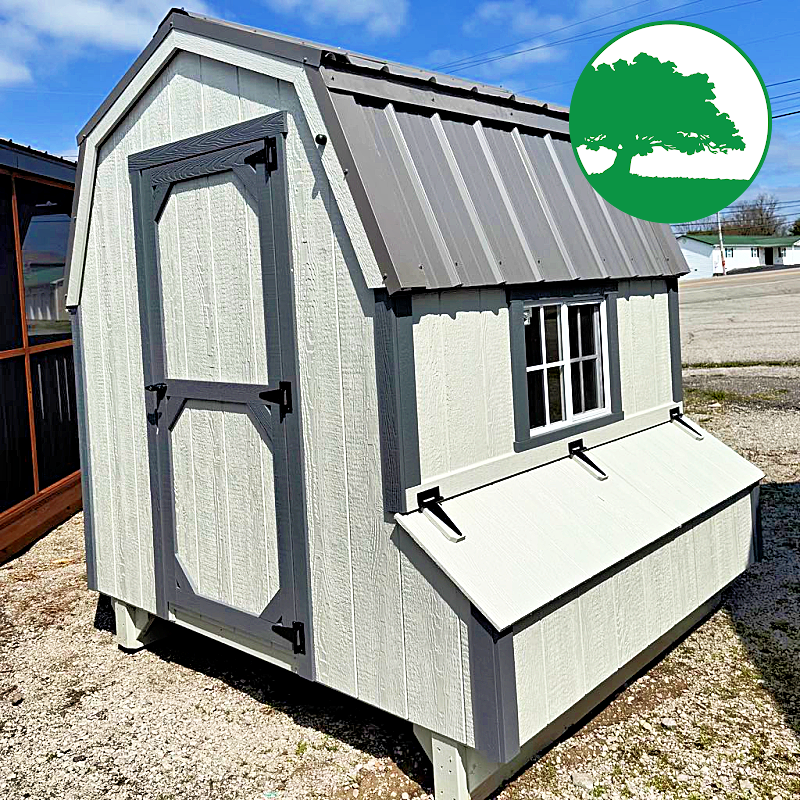 6' x 6' Painted "Dutch Coop"