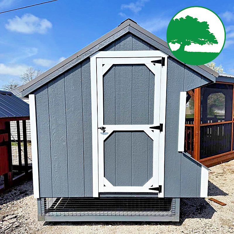 6' x 8' Painted "Combination Coop" - Image 3