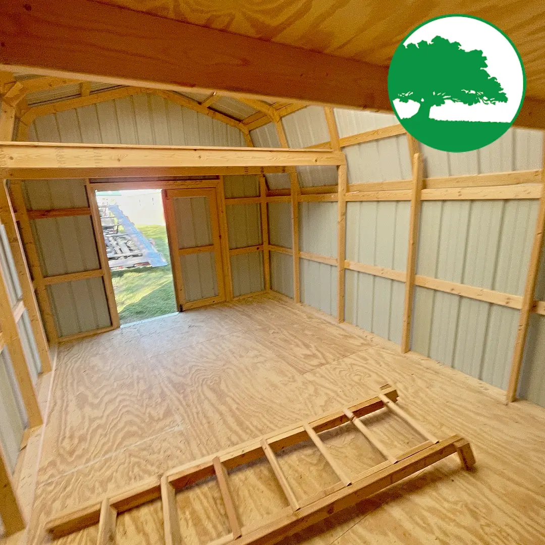 PRE-OWNED 12' x 18' Metal "Lofted Barn" - Image 5