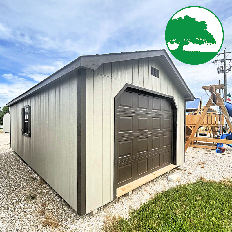 14' x 24' Painted "A-Roof / Garage" - Image 3