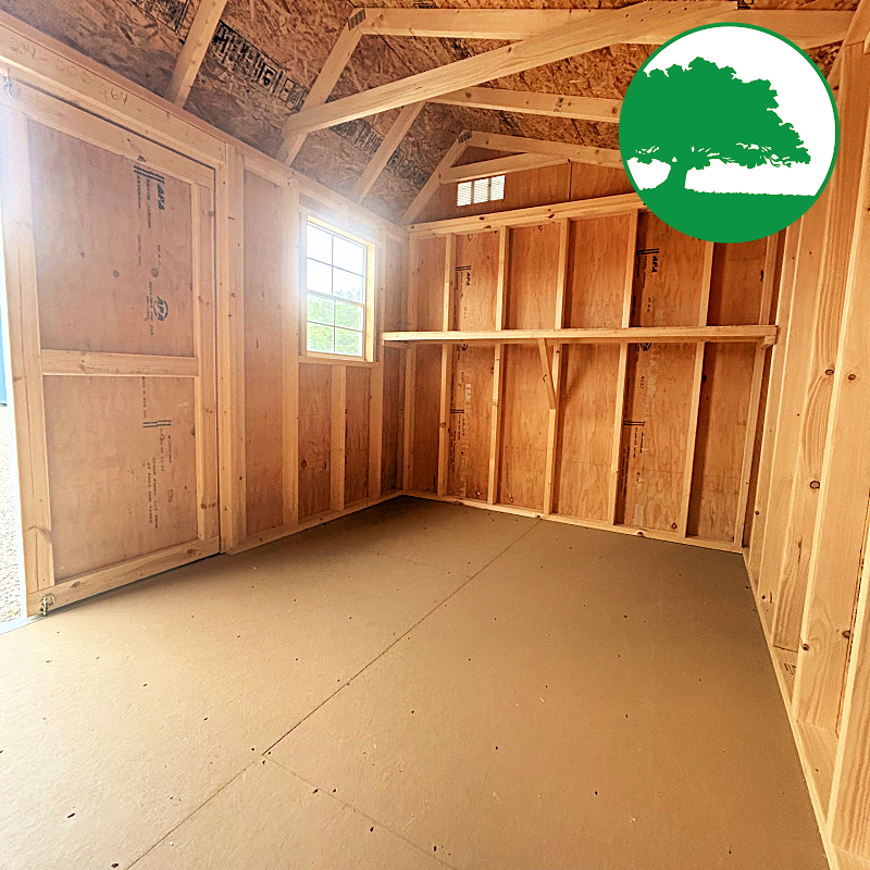 8' x 12' Painted "Quaker Shed" - Image 2