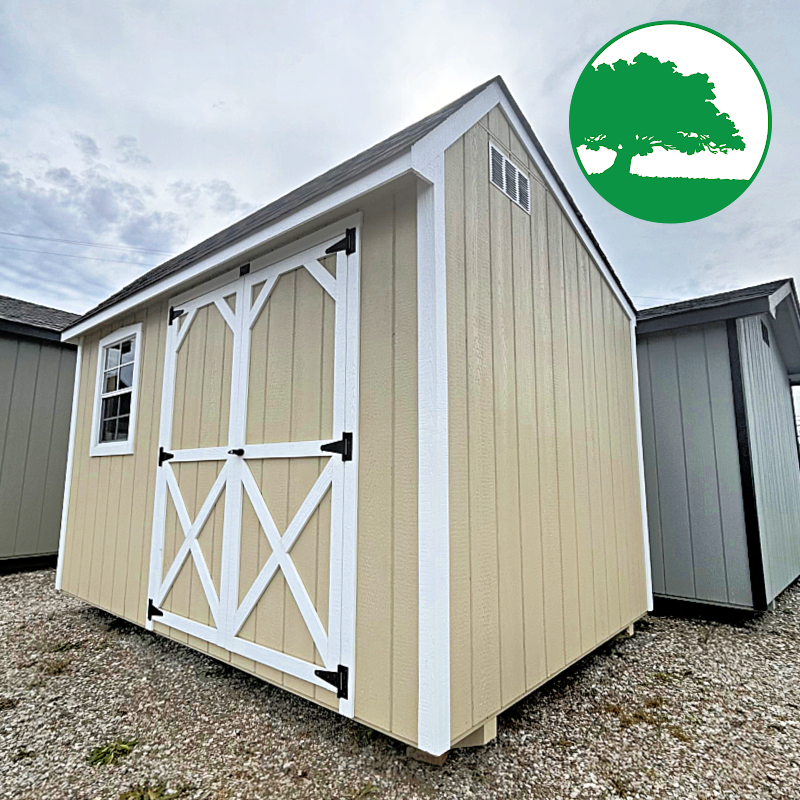 8' x 12' Painted "Quaker Shed" - Image 3