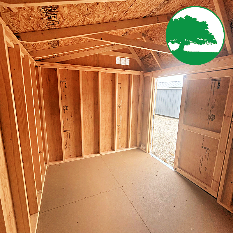 8' x 12' Painted "Quaker Shed" - Image 4