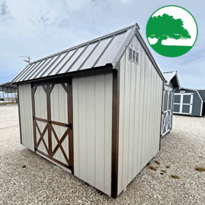 8' x 12' Painted "Quaker Shed"