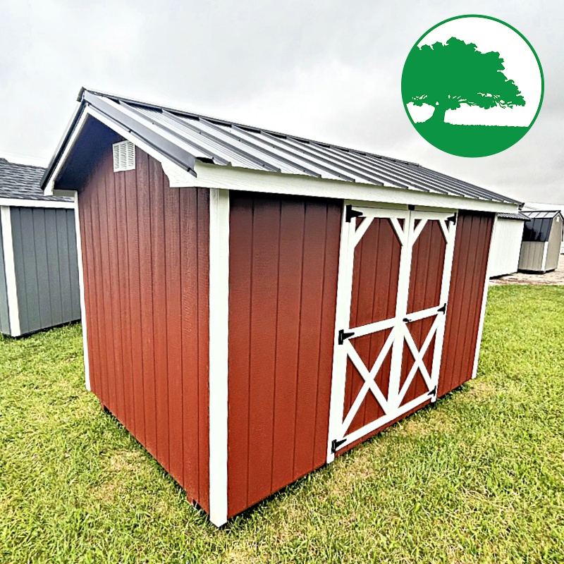 8' x 12' Painted "A-Roof / Side Utility" - Image 5