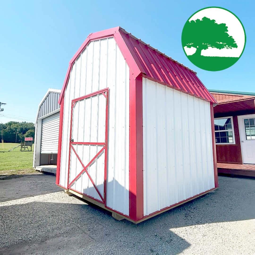 8' x 8' Metal "Lofted Barn"