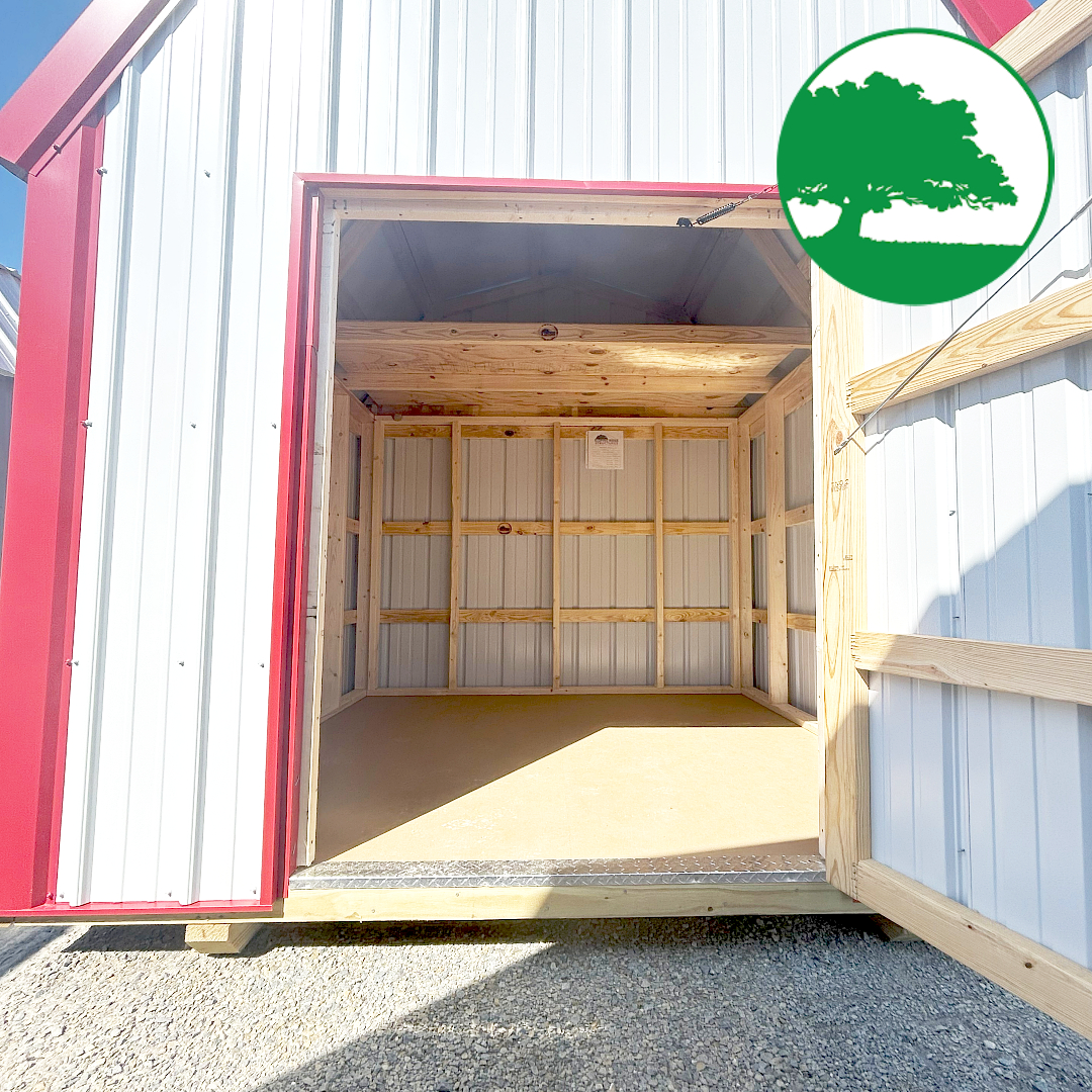 8' x 8' Metal "Lofted Barn" - Image 2