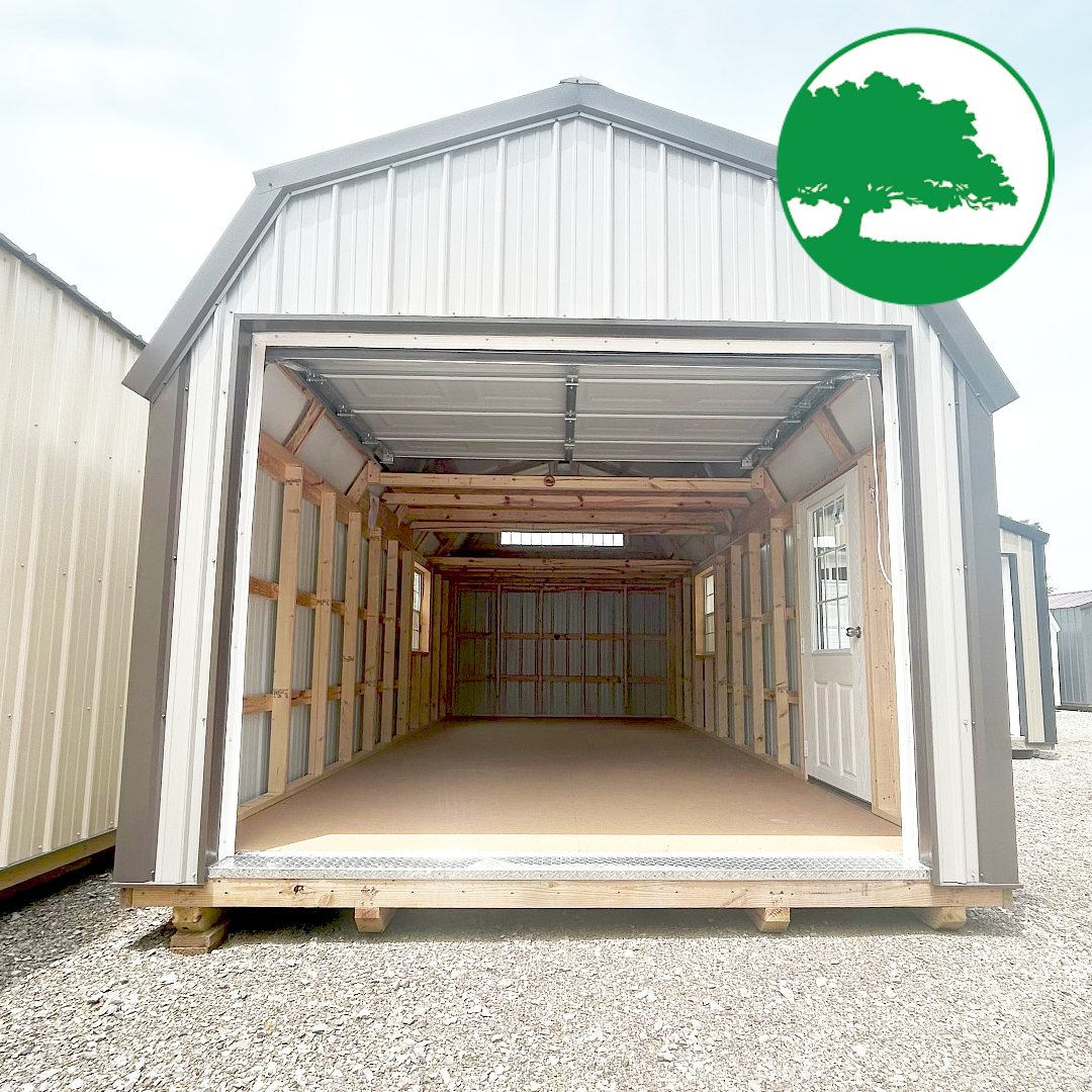 12' x 24' Metal "Lofted Garage" - Image 3