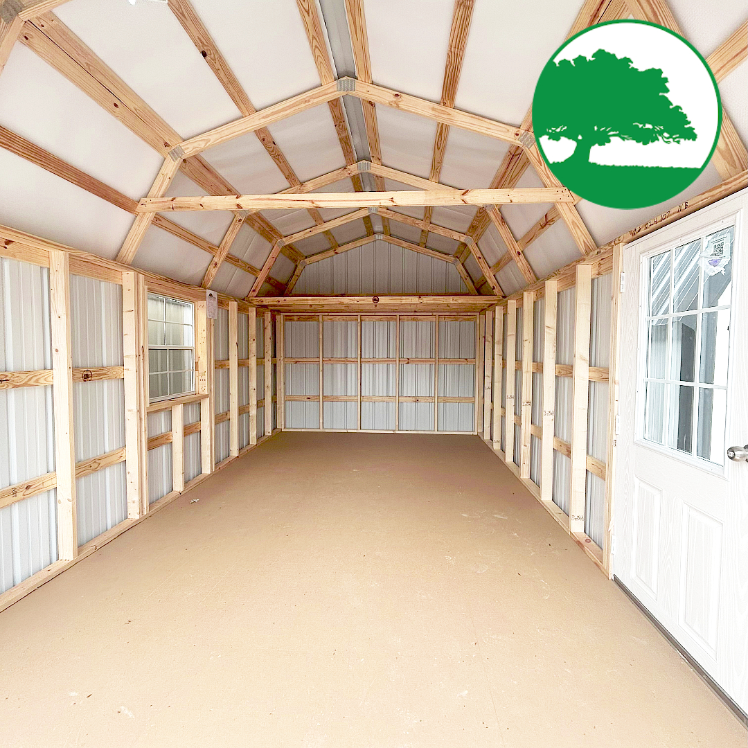 12' x 20' Metal "Lofted Garage" - Image 2