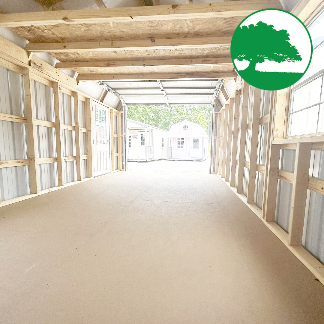 12' x 24' Metal "Lofted Garage" - Image 2