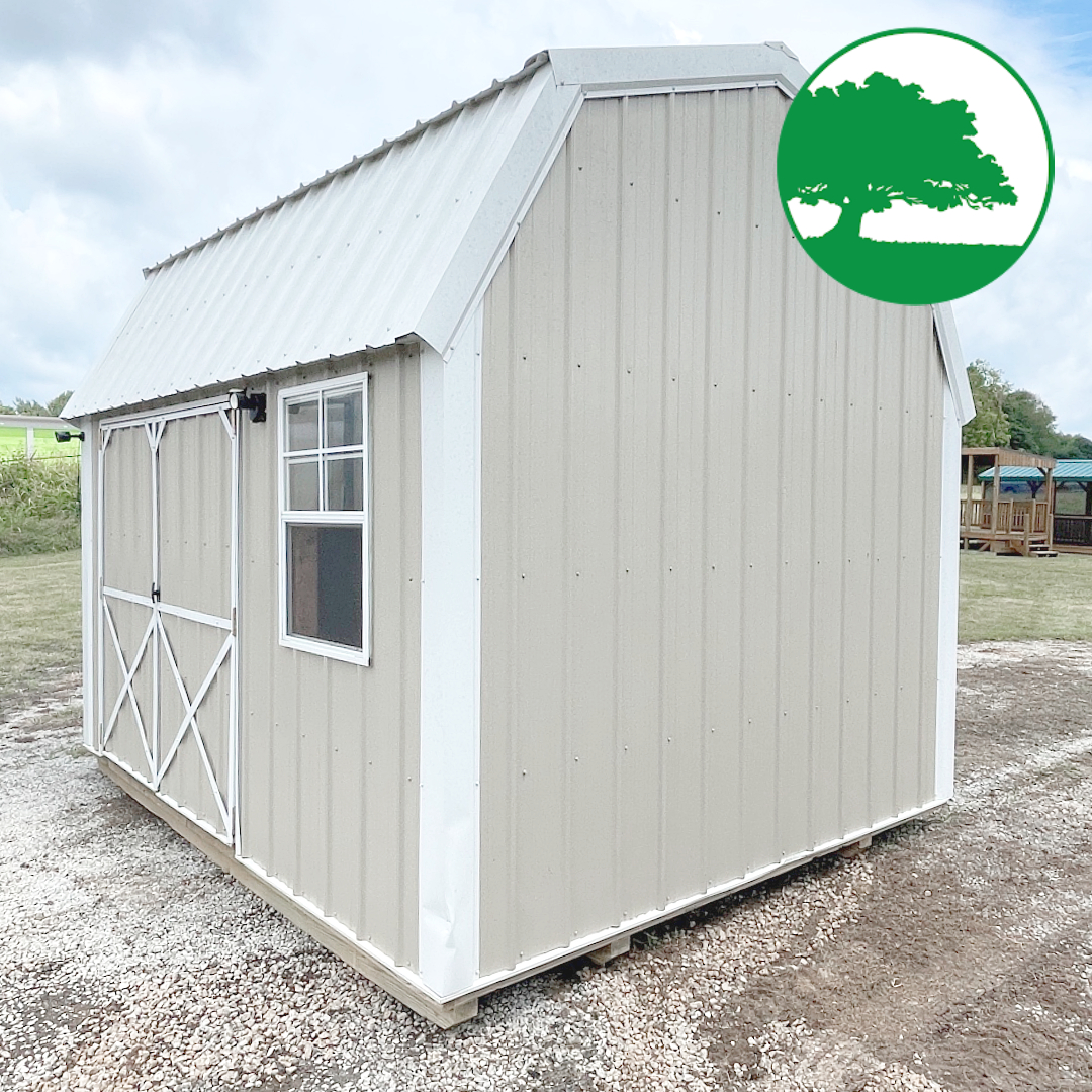 PRE-OWNED 10' x 12' Metal "Side Loft Barn" - Image 6