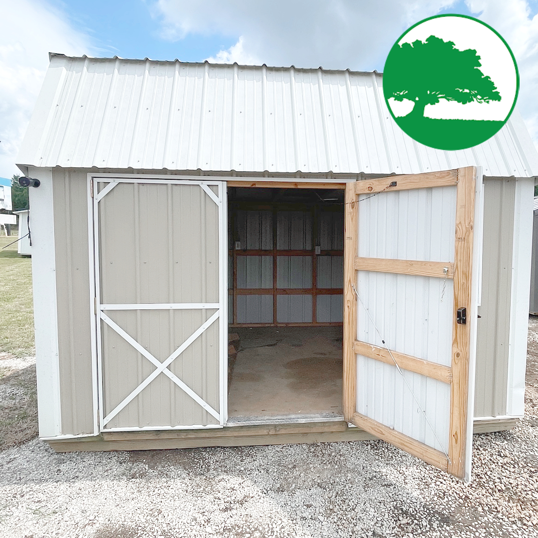 PRE-OWNED 10' x 12' Metal "Side Loft Barn" - Image 4