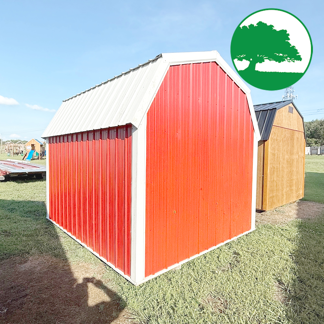 PRE-OWNED 10' x 12' Metal "Lofted Barn" - Image 4