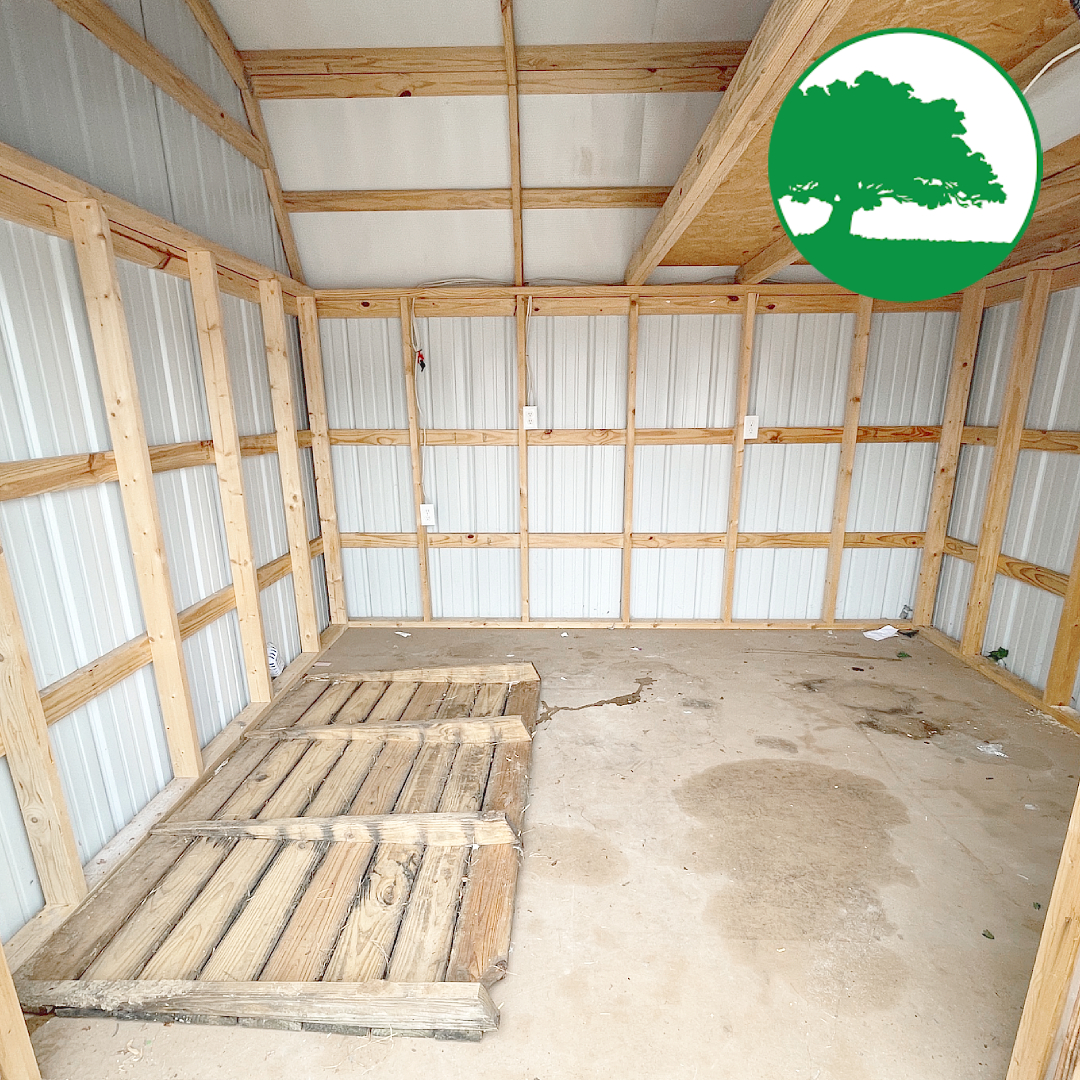 PRE-OWNED 10' x 12' Metal "Side Loft Barn" - Image 7