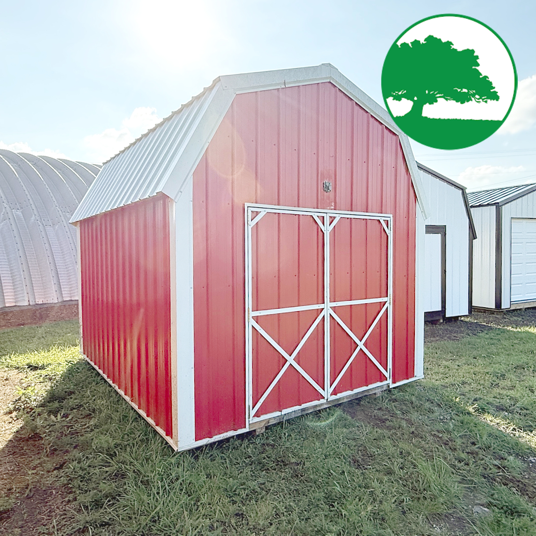 PRE-OWNED 10' x 12' Metal "Lofted Barn" - Image 3
