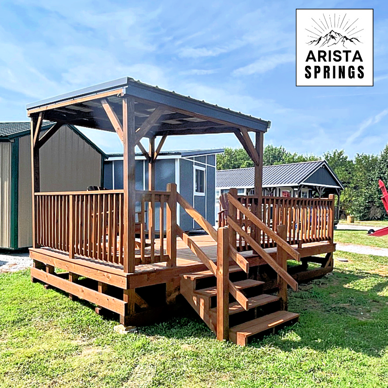 10' x 16' Sunrise "Half Roof Porch"