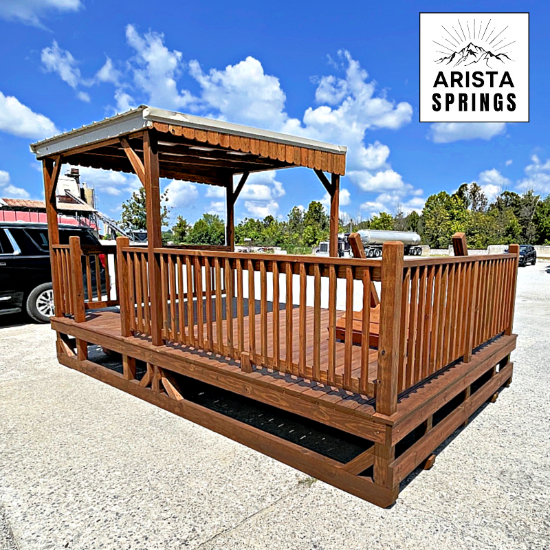 10' x 16' Sunrise "Half Roof Porch"