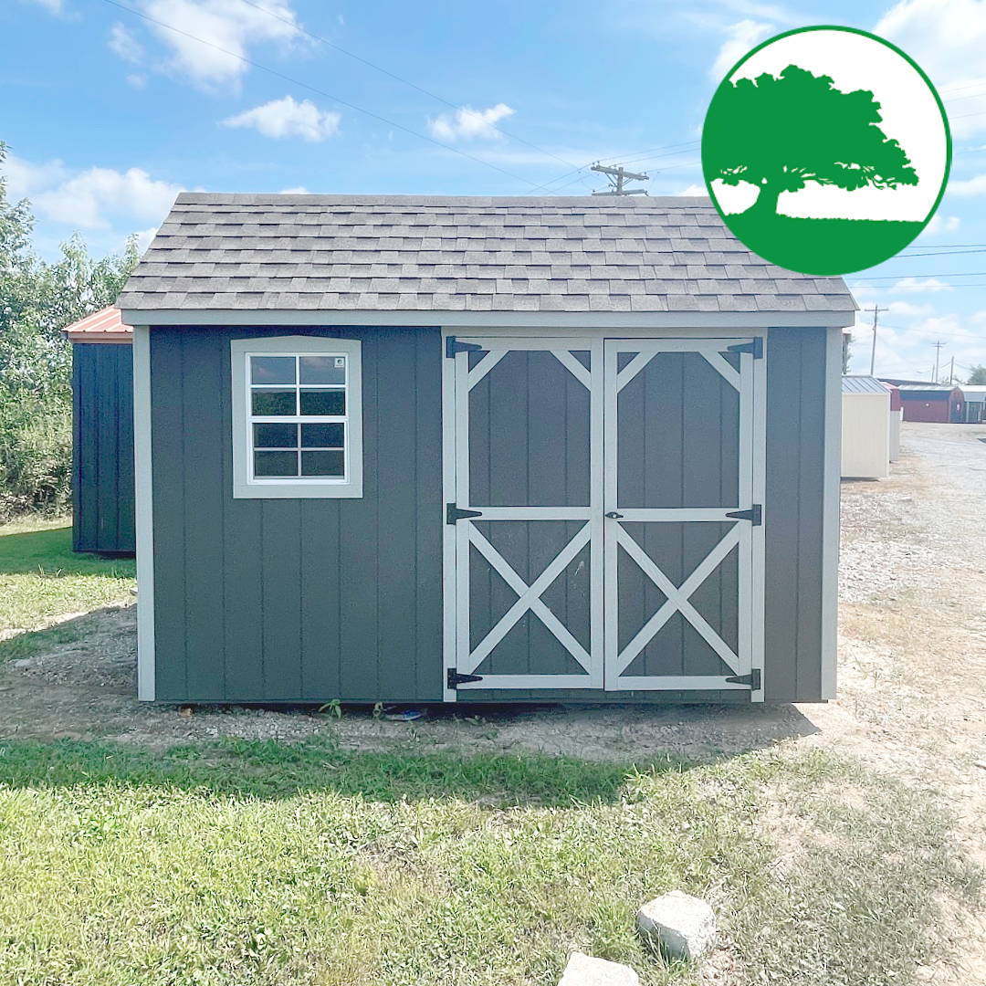 PRE-OWNED 10' x 12' Painted "Quaker Shed" - Image 2