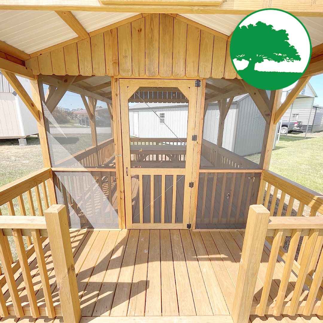 PRE-OWNED 10' x 16' "Fernwood Oasis w/ Screen" Pavilion - Image 6