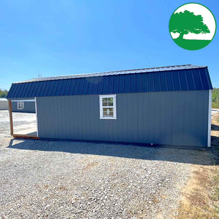 PRE-OWNED 12' x 30' Painted "Lofted Cabin" - Image 2