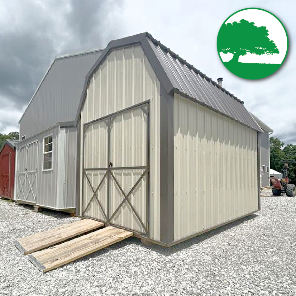 8' x 12' Metal "Lofted Barn" - Image 3