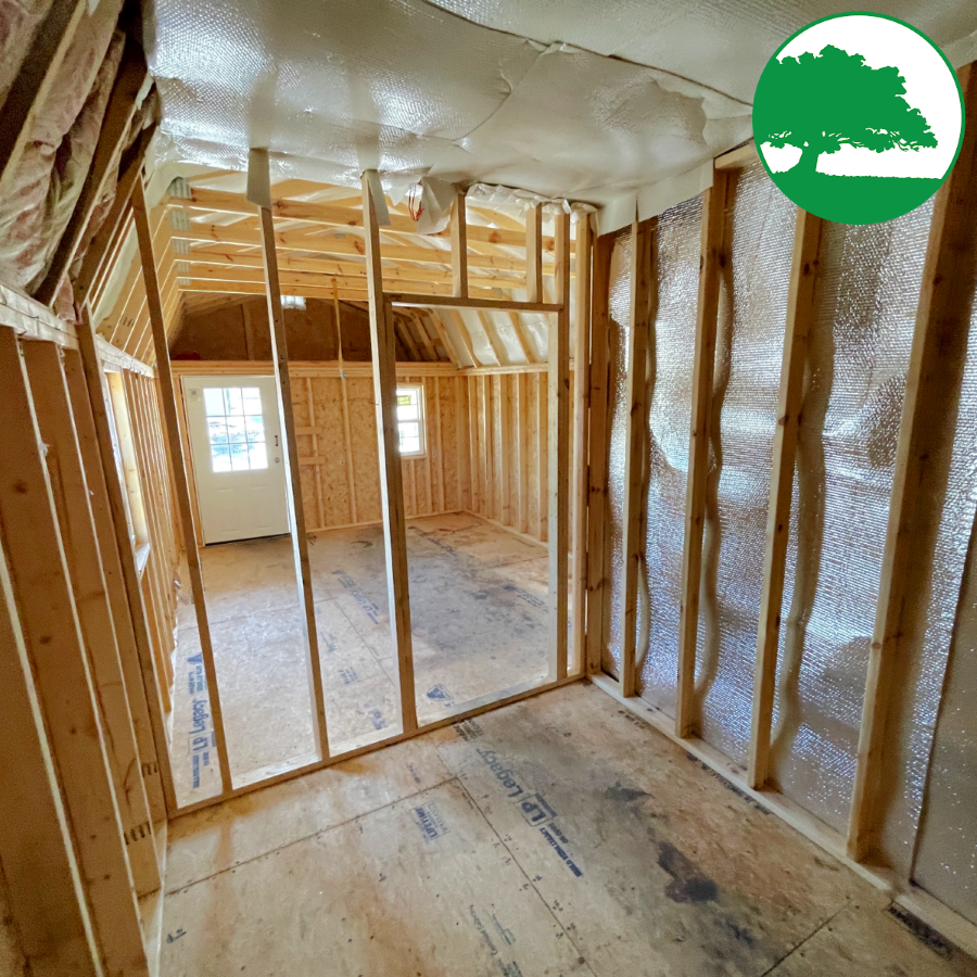 PRE-OWNED 12' x 30' Painted "Lofted Cabin" - Image 6