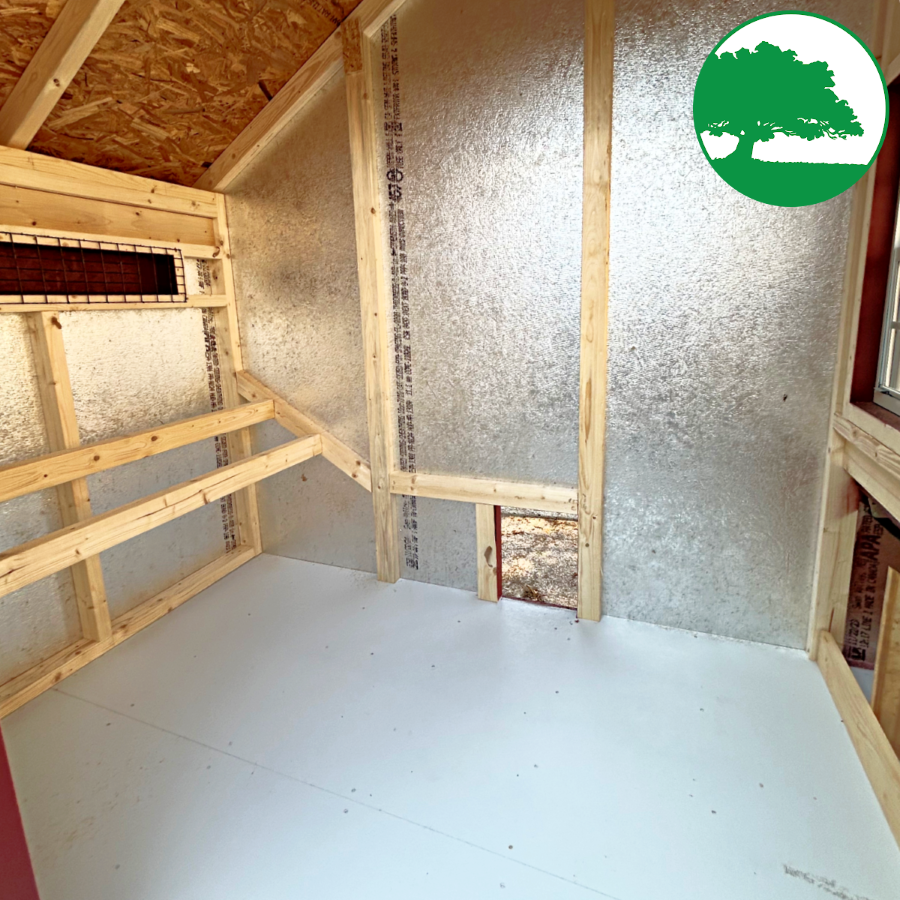 6' x 10' Painted "Combination Coop" - Image 3