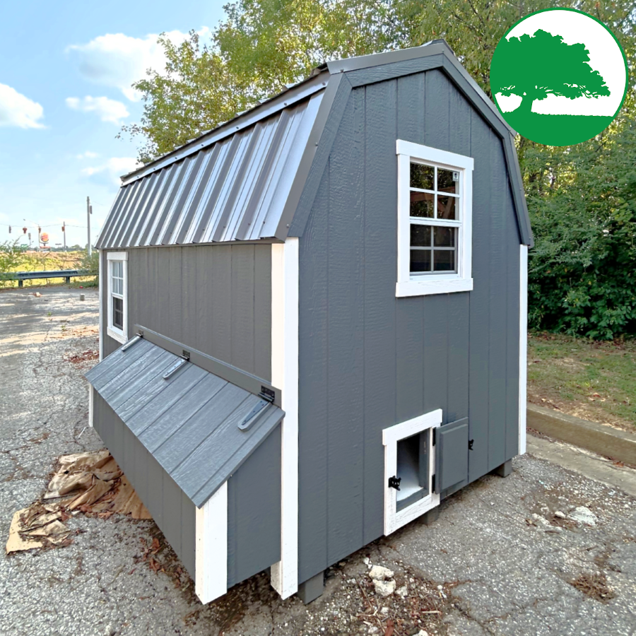 6' x 10' Painted "Dutch Coop w/ Electric" - Image 2