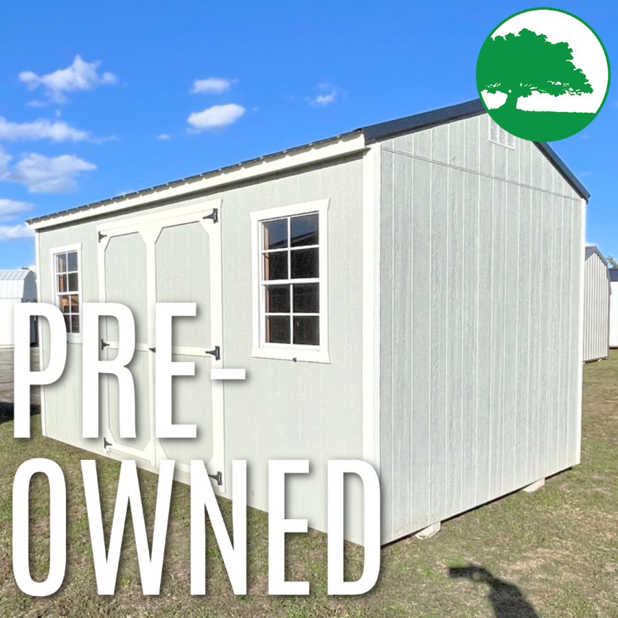 PRE-OWNED 10' x 16' Painted "Side Utility" - Image 7