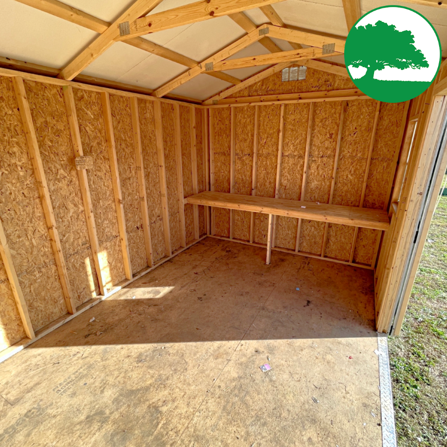 PRE-OWNED 10' x 16' Painted "Side Utility" - Image 11