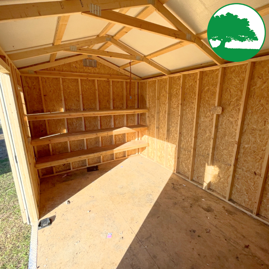 PRE-OWNED 10' x 16' Painted "Side Utility" - Image 10