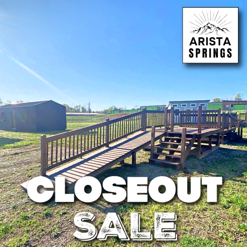 *CLOSEOUT* 8' x 10' Alpine "Portable Deck w/ Ramp"