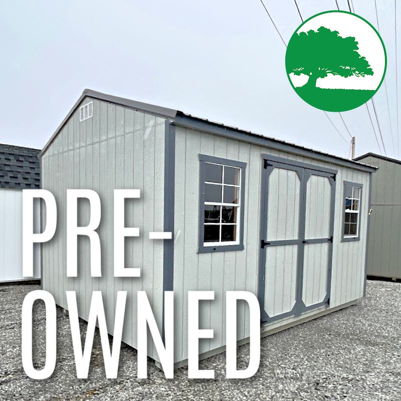 PRE-OWNED 12' x 16' Painted "Side Utility"